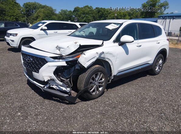 5NMS2CAD3LH155801 2020 HYUNDAI SANTA FE Белый Передняя левая четверть
