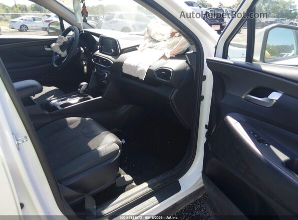 5NMS2CAD3LH155801 2020 HYUNDAI SANTA FE Белый Вид салона спереди