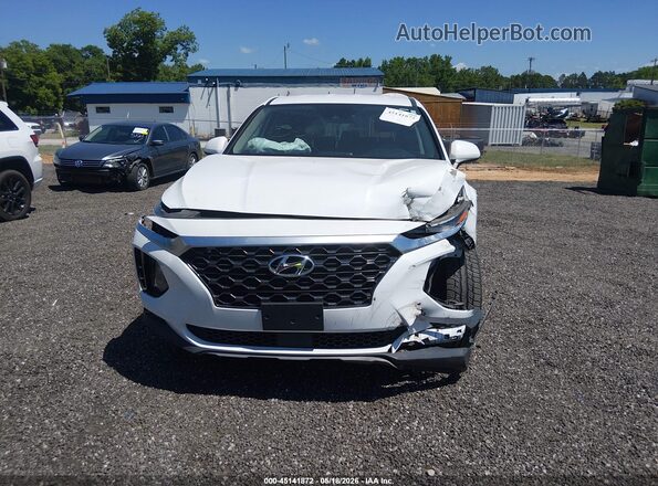 5NMS2CAD3LH155801 2020 HYUNDAI SANTA FE Белый Вид задней части салона