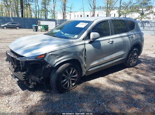 5NMS2CAD5KH071283 2019 HYUNDAI SANTA FE Silver Առջևի ձախ երեք քառորդ տեսարան