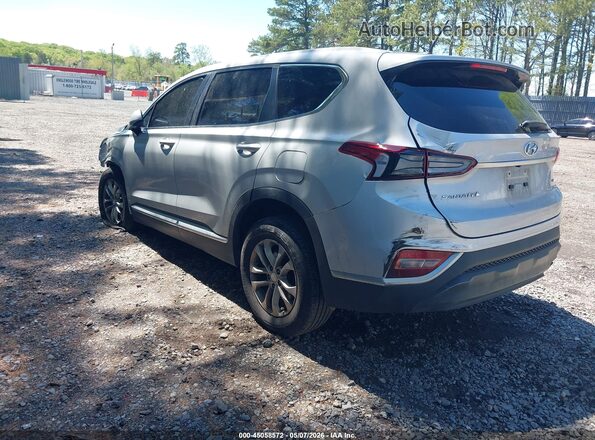 5NMS2CAD5KH071283 2019 HYUNDAI SANTA FE Серебряный Задняя левая четверть