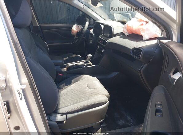 5NMS2CAD5KH071283 2019 HYUNDAI SANTA FE Серебряный Вид салона спереди