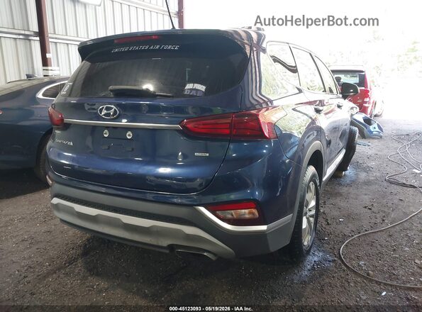 5NMS2CAD5LH142998 2020 HYUNDAI SANTA FE Blue Հետևի աջ