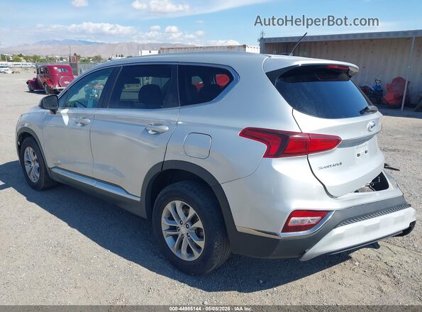 5NMS2CAD7KH091180 2019 HYUNDAI SANTA FE Silver Задня ліва чверть