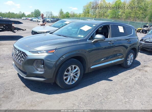 5NMS2CAD8LH193122 2020 HYUNDAI SANTA FE Green Առջևի ձախ երեք քառորդ տեսարան