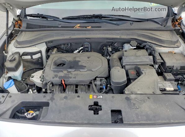 5NMS2CAD9LH279314 2020 HYUNDAI SANTA Silver Շարժիչի բաժամունքի տեսք