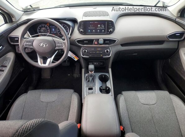 5NMS2CAD9LH279314 2020 HYUNDAI SANTA Silver Առջևի վահանակի տեսք