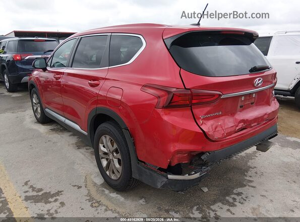 5NMS2CAD9LH297036 2020 HYUNDAI SANTA FE Red Задня ліва чверть