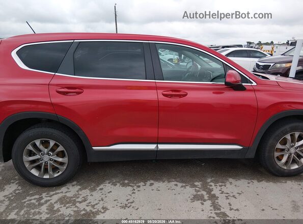 5NMS2CAD9LH297036 2020 HYUNDAI SANTA FE Red Вид задньої частини салону