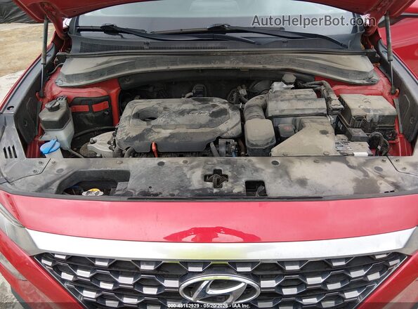 5NMS2CAD9LH297036 2020 HYUNDAI SANTA FE Red Вид ззаду