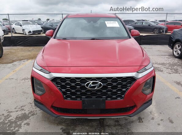 5NMS2CAD9LH297036 2020 HYUNDAI SANTA FE Red Вид щитка приладів