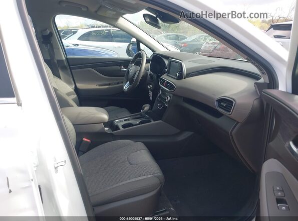 5NMS2CADXKH003285 2019 HYUNDAI SANTA FE White Front interior view