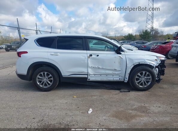5NMS2CADXKH003285 2019 HYUNDAI SANTA FE White Rear interior view
