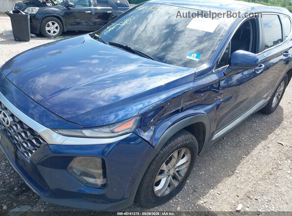 5NMS2CADXLH226072 2020 HYUNDAI SANTA FE Blue Вид спереду