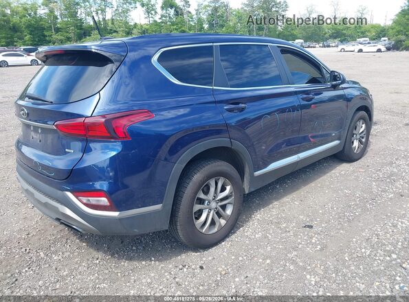 5NMS2CADXLH226072 2020 HYUNDAI SANTA FE Blue Задня права чверть