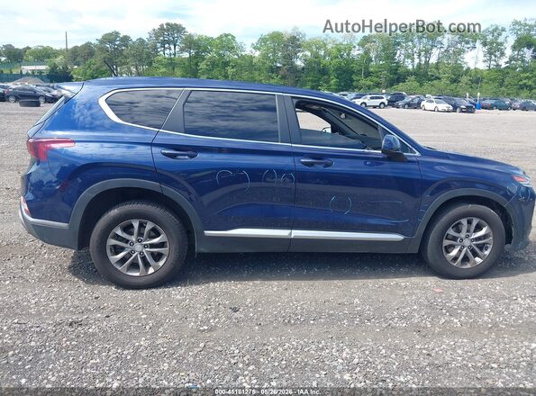 5NMS2CADXLH226072 2020 HYUNDAI SANTA FE Blue Вид задньої частини салону
