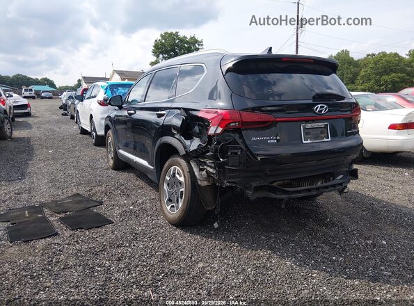 5NMS2DA13PH008654 2023 HYUNDAI SANTA FE HYBRID Black Հետևի ձախ