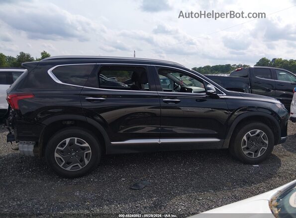 5NMS2DA13PH008654 2023 HYUNDAI SANTA FE HYBRID Black Սալոնի հետևի տեսք