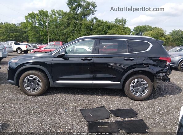 5NMS2DA13PH008654 2023 HYUNDAI SANTA FE HYBRID Black Սալոնի 360 աստիճան տեսք