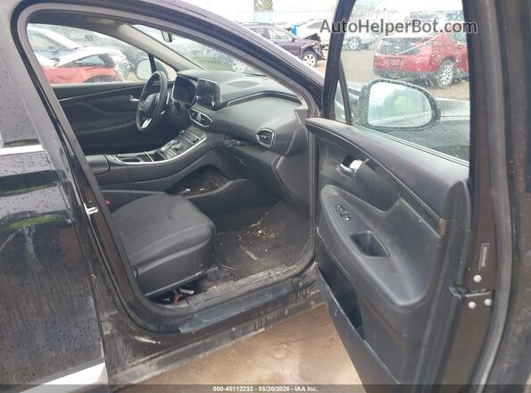5NMS2DAJ0NH438400 2022 HYUNDAI SANTA FE Black Vista interior delantera