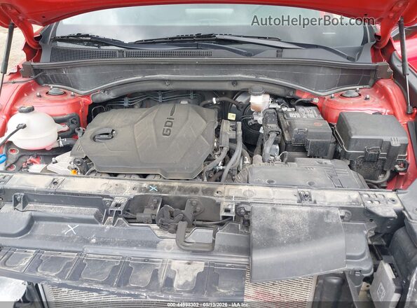 5NMS2DAJ1MH359896 2021 HYUNDAI SANTA FE Red უკანა ხედი