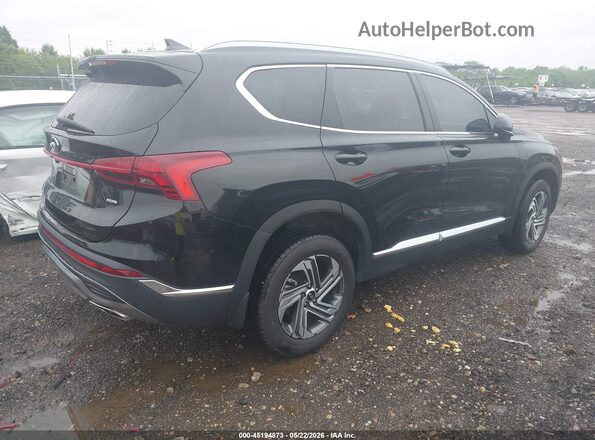 5NMS2DAJ2NH469339 2022 HYUNDAI SANTA FE Black Հետևի աջ