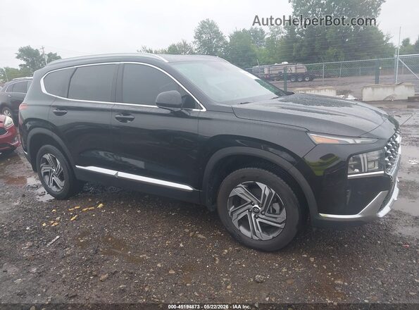 5NMS2DAJ2NH469339 2022 HYUNDAI SANTA FE Black Սալոնի հետևի տեսք