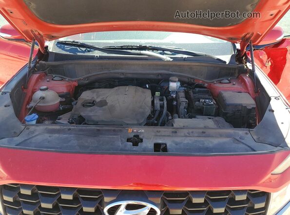 5NMS2DAJ3PH505395 2023 HYUNDAI SANTA Red Widok komory silnika