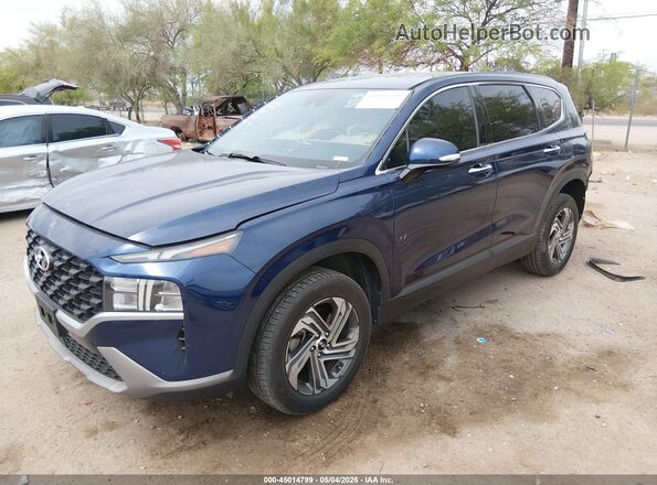 5NMS2DAJ5PH549365 2023 HYUNDAI SANTA FE Blue Առջևի ձախ երեք քառորդ տեսարան