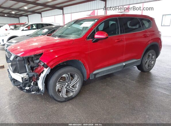5NMS2DAJ7NH466615 2022 HYUNDAI SANTA FE Red Передня ліва чверть