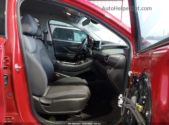 5NMS2DAJ7NH466615 2022 HYUNDAI SANTA FE Red Вид салону спереду