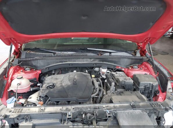 5NMS2DAJ7NH466615 2022 HYUNDAI SANTA FE Red Вид ззаду