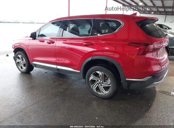 5NMS2DAJ7NH466615 2022 HYUNDAI SANTA FE Red Задня ліва чверть
