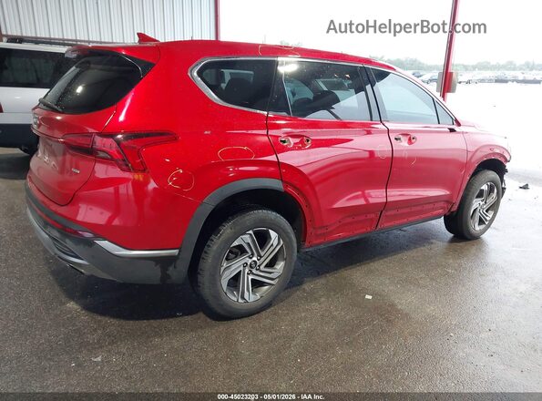 5NMS2DAJ7NH466615 2022 HYUNDAI SANTA FE Red Задня права чверть