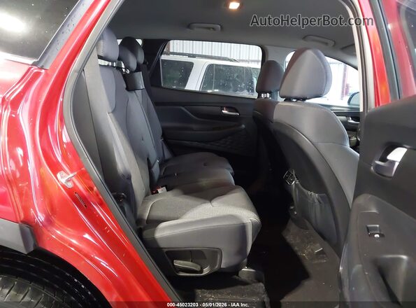 5NMS2DAJ7NH466615 2022 HYUNDAI SANTA FE Red Вид наклейки з VIN-кодом