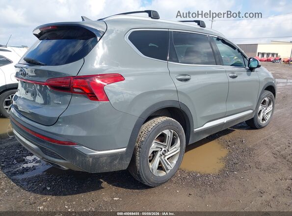 5NMS2DAJ8MH349642 2021 HYUNDAI SANTA FE Gray Trasero derecho