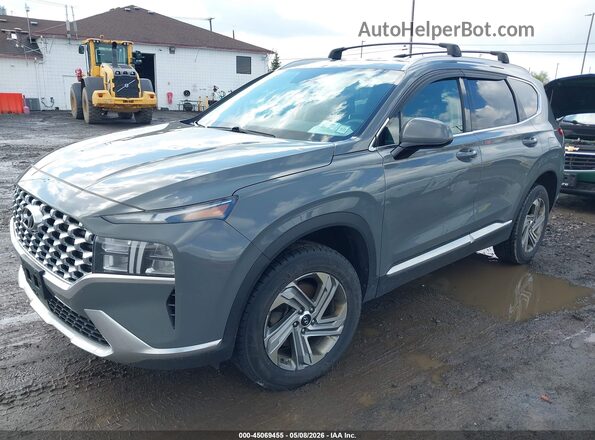5NMS2DAJ8MH349642 2021 HYUNDAI SANTA FE Gray Vista tres cuartos delantera izquierda