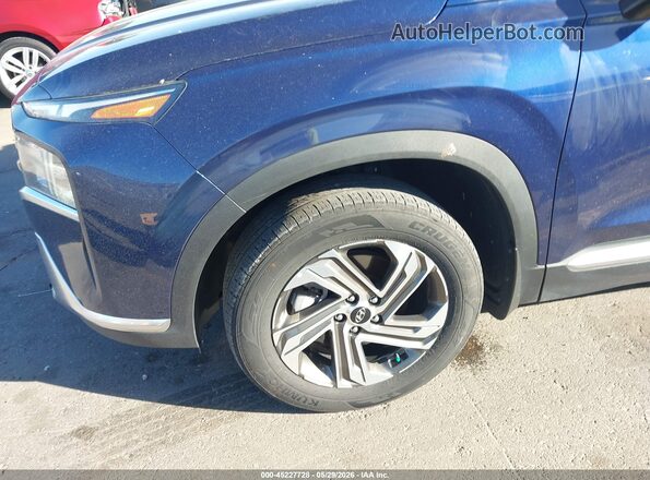 5NMS2DAJ8NH477946 2022 HYUNDAI SANTA FE Blue Front view