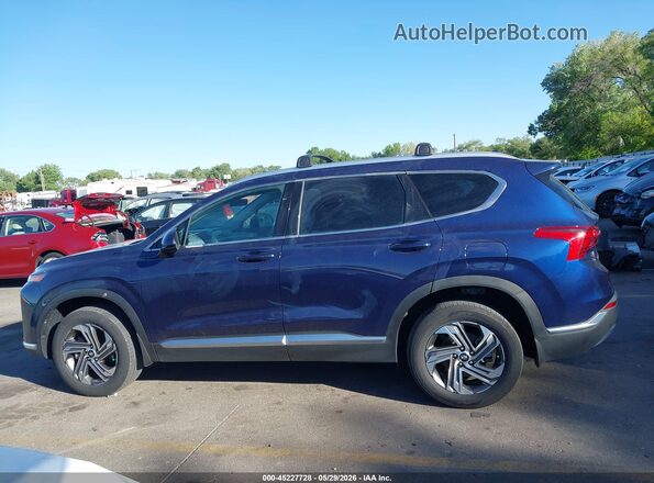 5NMS2DAJ8NH477946 2022 HYUNDAI SANTA FE Blue 360 interior view