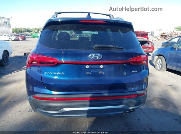 5NMS2DAJ8NH477946 2022 HYUNDAI SANTA FE Blue 