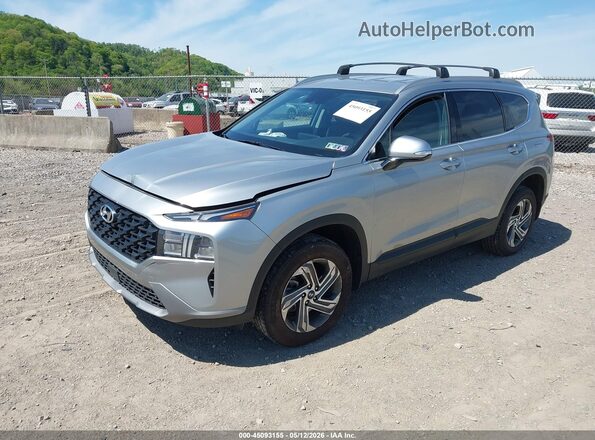 5NMS2DAJ8PH620347 2023 HYUNDAI SANTA FE Silver Առջևի ձախ երեք քառորդ տեսարան