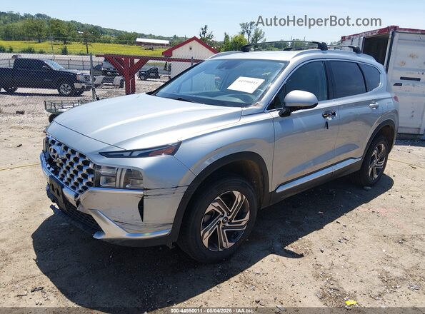 5NMS2DAJXNH467242 2022 HYUNDAI SANTA FE Серебряный Передняя левая четверть
