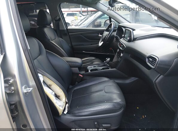 5NMS33AA6LH265101 2020 HYUNDAI SANTA FE Silver Widok wnętrza z przodu