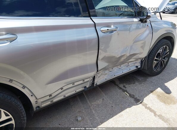 5NMS33AA6LH265101 2020 HYUNDAI SANTA FE Silver Widok z przodu