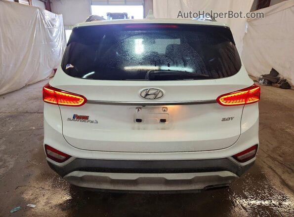 5NMS33AA8LH139080 2020 HYUNDAI SANTA White უკანა ხედი