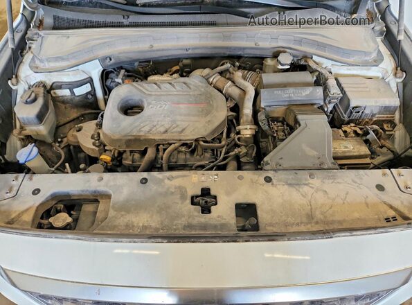 5NMS33AA8LH139080 2020 HYUNDAI SANTA White ძრავის განყოფილების ხედი