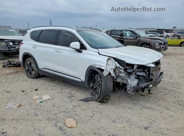 5NMS33AAXLH301601 2020 HYUNDAI SANTA White Front right