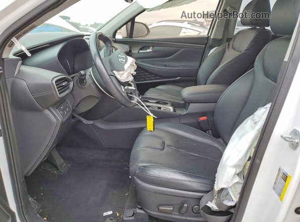 5NMS33AAXLH301601 2020 HYUNDAI SANTA White Front interior view