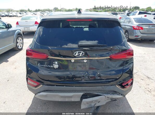 5NMS33AD0KH053030 2019 HYUNDAI SANTA FE Black Widok z przodu