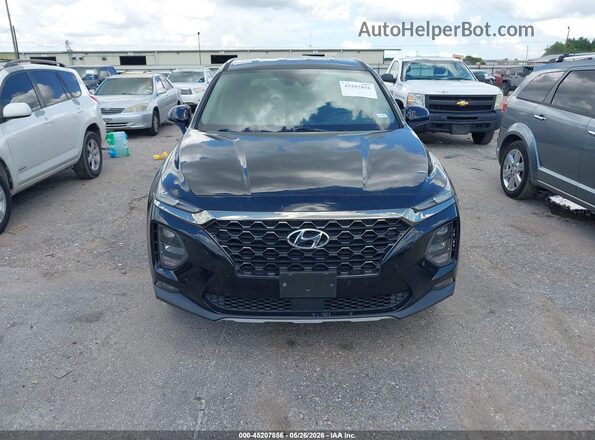 5NMS33AD0KH053030 2019 HYUNDAI SANTA FE Black Widok zestawu wskaźników